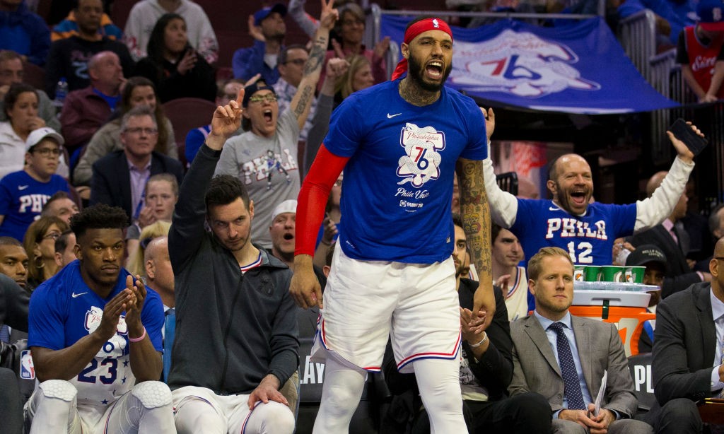 Sixers' Mike Scott showed up in a jersey that every fan of The