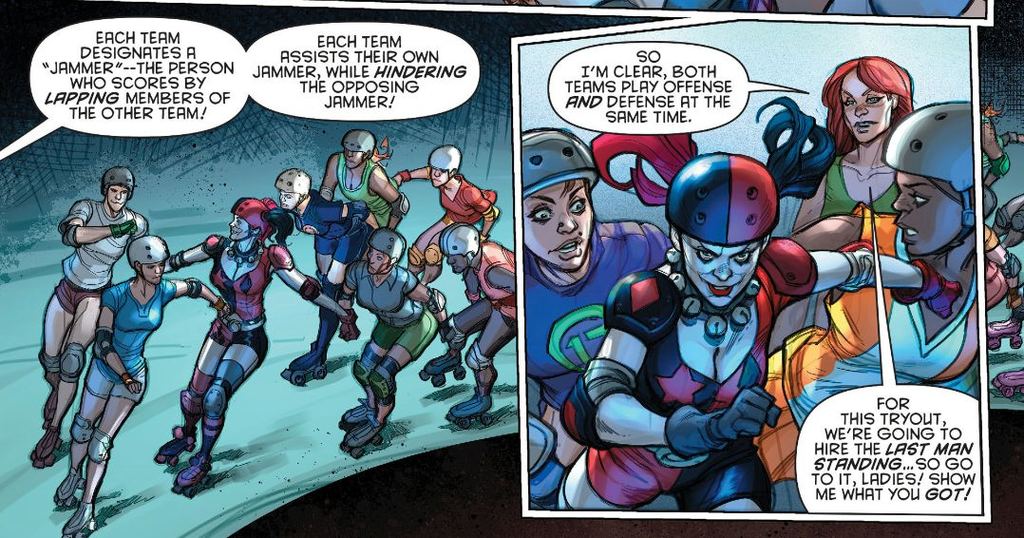 New 'Birds Of Prey' Footage Reveals Harley Quinn's Roller Derby