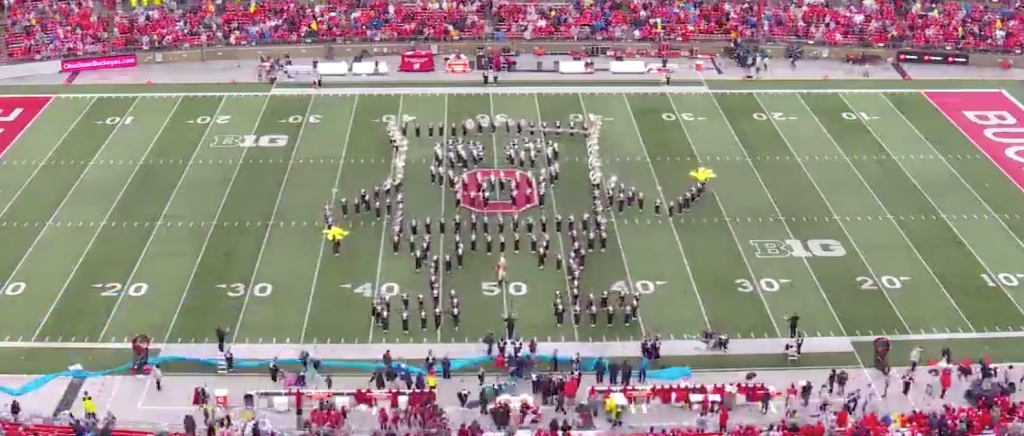 The Ohio State Band Did A 'SpongeBob SquarePants' Halftime Spectacular