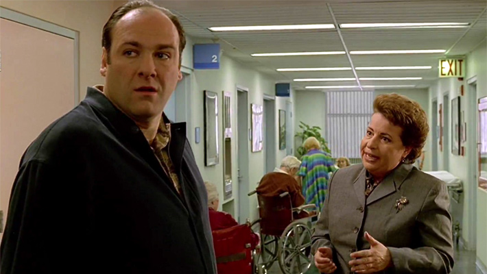 Tony Soprano in the hospital Sopranos 13