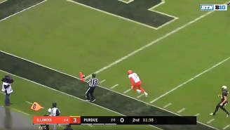 Illinois Punter Blake Hayes Pulled Off A Perfect Punt Against Purdue