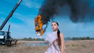 Charli XCX Wrecks Some Cars In Her Fiery ‘White Mercedes’ Video