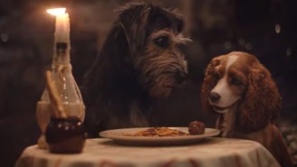 The Latest ‘Lady And The Tramp’ Remake Trailer Recreates That Iconic Spaghetti Scene