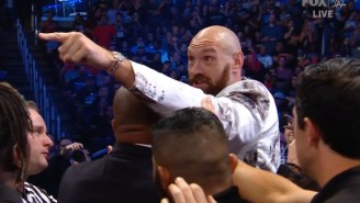WWE’s Braun Strowman And Boxer Tyson Fury Almost Got Each Others’ Hands On Friday Night Smackdown