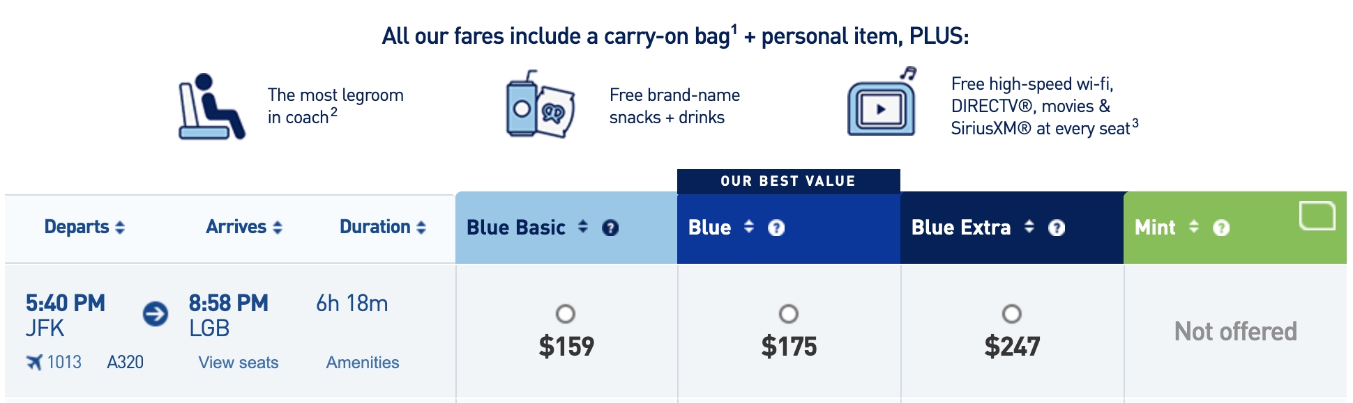 JetBlue's Cheap Air Fare Option Is Here And It Doesn't Totally Suck