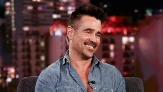 Colin Farrell Was Kicked In The Knee By His Co-Star Jenny, Who Is A Donkey, Just To Be Clear