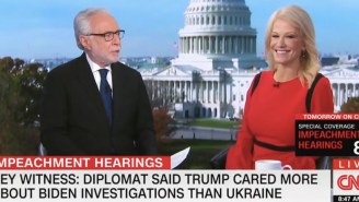 Kellyanne Conway Had A Meltdown On CNN After Wolf Blitzer Brought Up Her Husband’s Impeachment Remarks