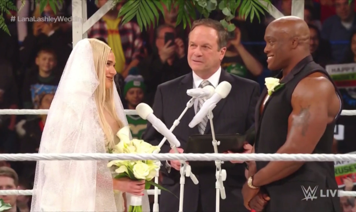 Watch The Highlights From Lana And Bobby Lashley S Wwe Raw Wedding