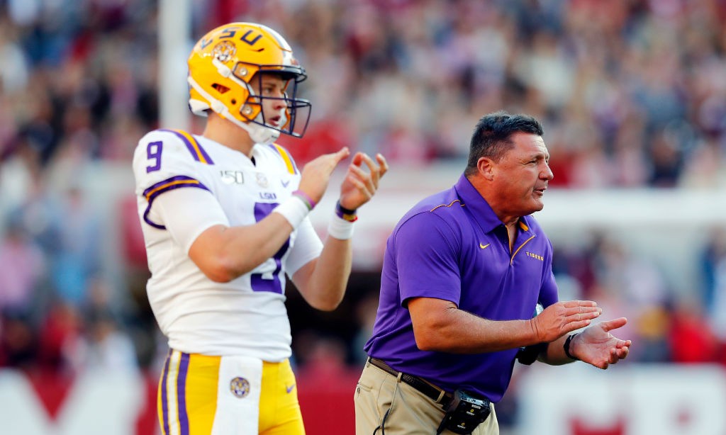 Orgeron tells radio station he spoke with LSU football players