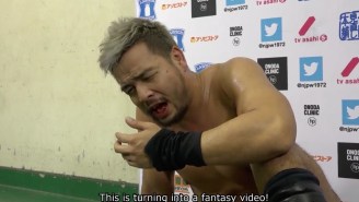 Wrestling’s Best Romance Of The Year Was Between KENTA And The NJPW World Camera Operator