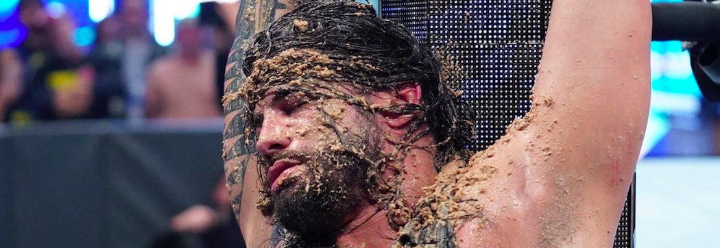 WWE Friday Night Smackdown Highlights Roman Reigns Doused In Dog Food