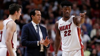 Erik Spoelstra Praised Jimmy Butler For Being A Max Player Even When His Shot Isn’t Falling