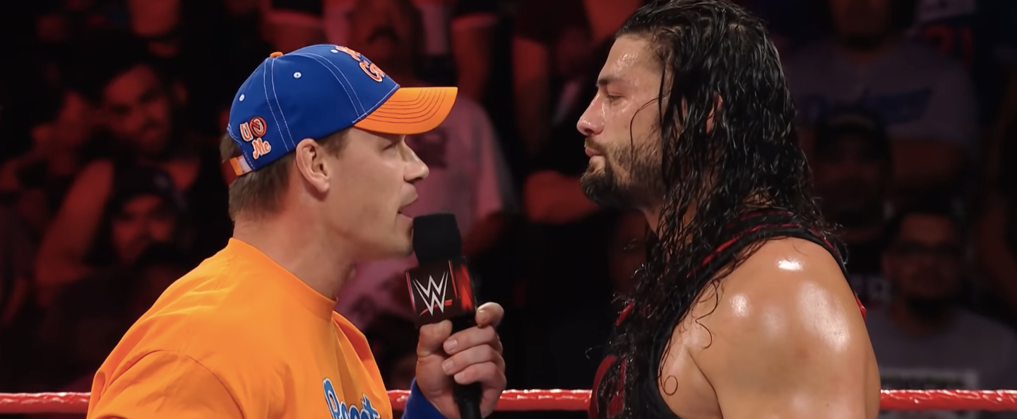 john cena roman reigns twitter