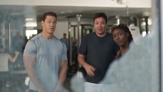 John Cena Puts Jimmy Fallon Through The Paces In A New Super Bowl Commercial