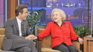 Ryan Reynolds Is Attempting To Outdo Sandra Bullock While Serenading Betty White, Of Course