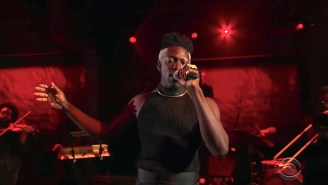 Moses Sumney Showcases His Incredibly Dynamic Vocal Range With A Performance Of ‘Cut Me’ On ‘Colbert’