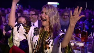 Laura Dern Loved The Spirit Awards Paying Musical Tribute To Her Queerest Moments In Film