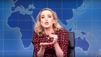 An Excellent Scarlett Johansson Impression Made Colin Jost Uncomfortable On ‘SNL Weekend Update’