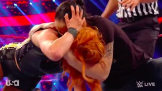 Shayna Baszler Literally Took A Bite Out Of Becky Lynch On Raw