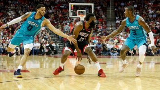 The Hornets Broadcast Joked About James Harden’s Turnover-Filled ‘Quadruple-Double’