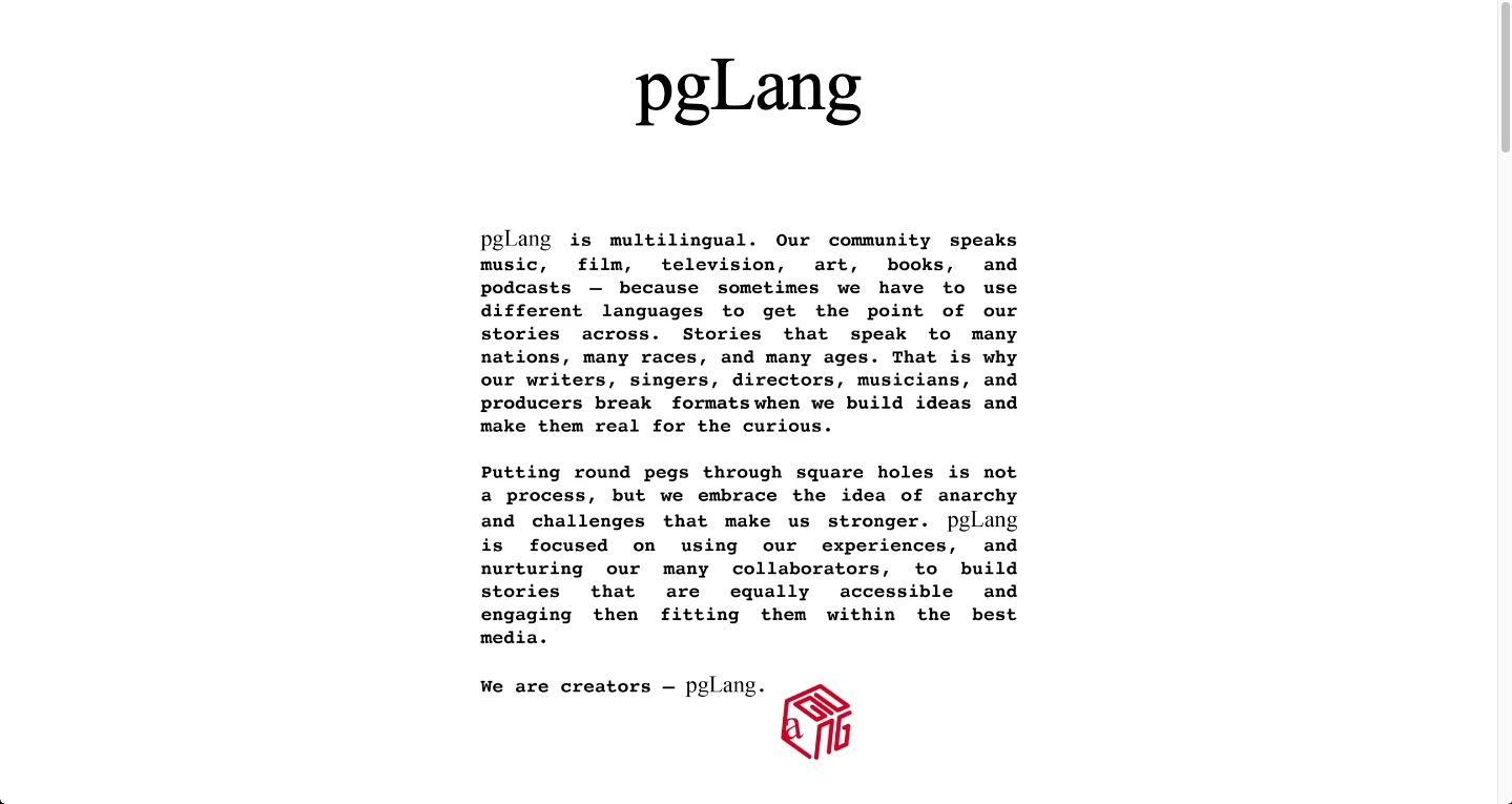 pgLang