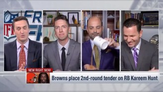 NFL Network Reporter Mike Garafolo Poured Coffee All Over Himself During A Live Hit