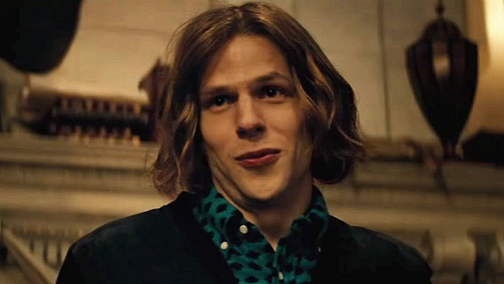 Jesse Eisenberg as Lex Luthor.