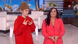 Demi Lovato Tells Justin Bieber He Inspired Her During Her Recovery While Hosting ‘Ellen’