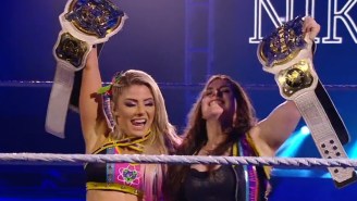 Alexa Bliss And Nikki Cross Regained The WWE Women’s Tag Team Championship At WrestleMania (Video)