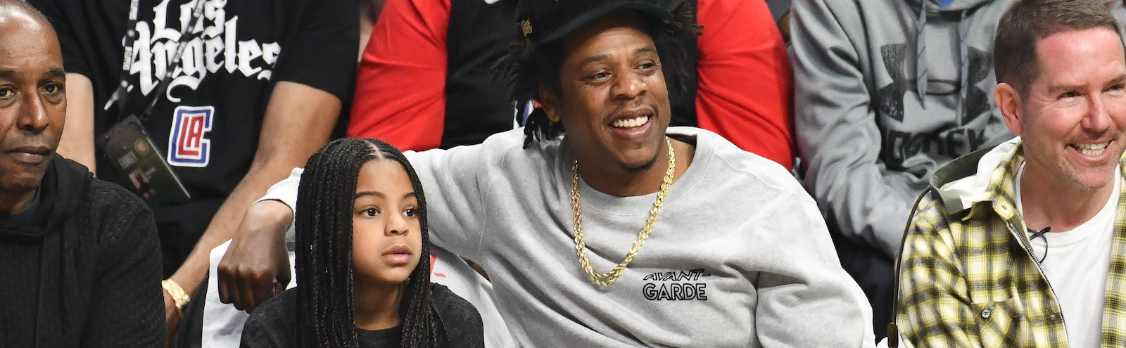 Jay-Z Attends Super Bowl 2022 with Blue Ivy - See Photos!: Photo