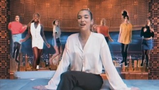 Dua Lipa Finds A Way To Travel The World With Her Clever ‘Tonight Show’ Performance