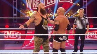 Watch Goldberg Get Crushed By Braun Strowman At WrestleMania 36