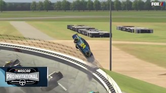 Jeff Gordon Nearly Flew Off The Track In His iRacing Debut At Talladega