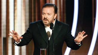 Ricky Gervais Had A Quip About Will Smith Being Banned From The Oscars For A Decade