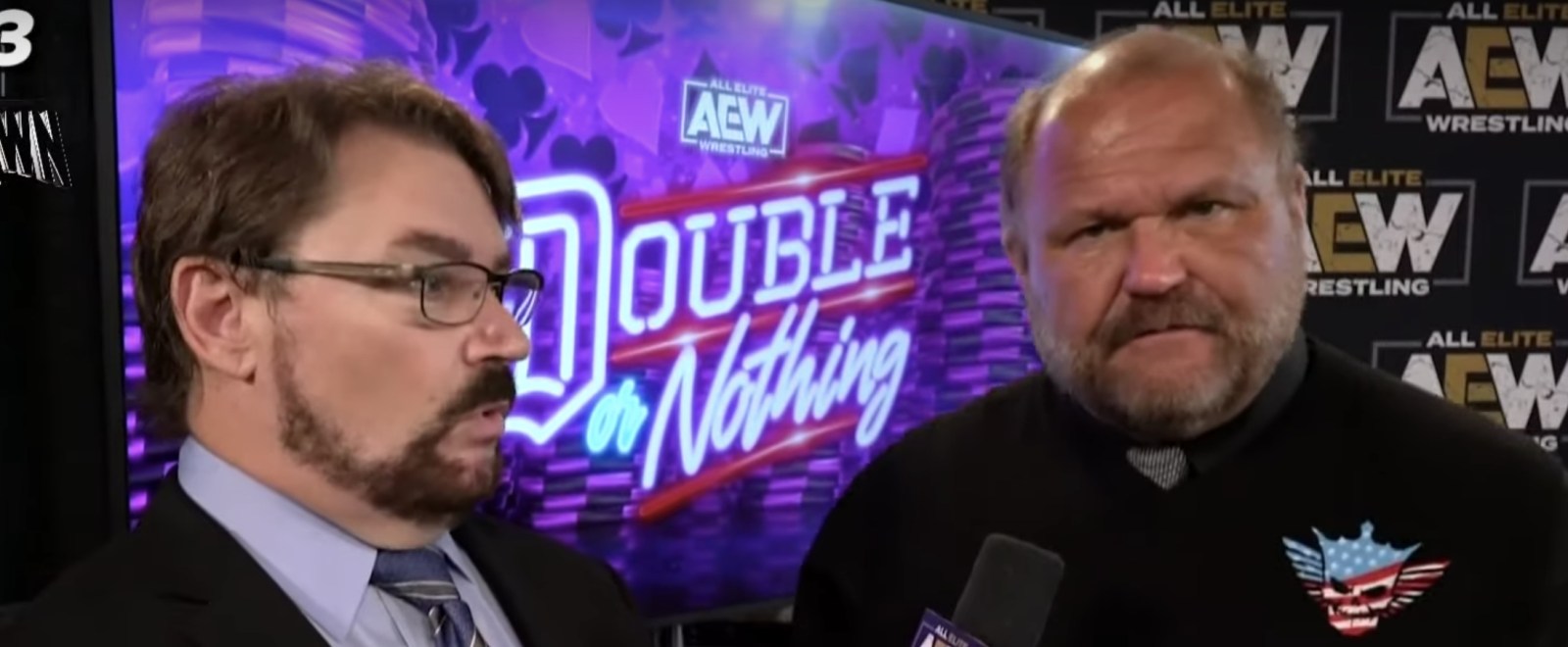 AEW Double Or Nothing banner