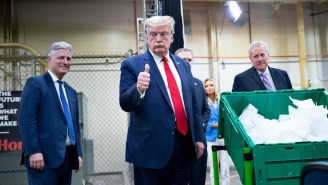 Donald Trump Didn’t Wear A Face Mask During A Factory Tour And Workers Played ‘Live And Let Die’
