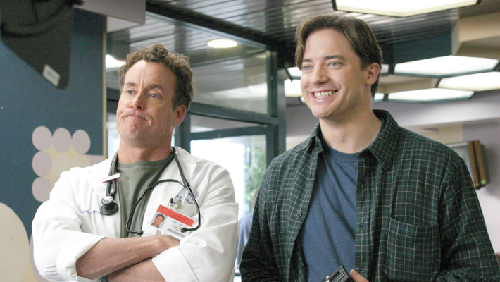 Download Scrubs Creator Snagged Brendan Fraser With A Lot Of Gym Shorts