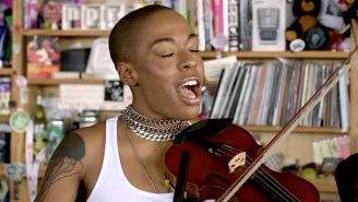 Sudan Archives Stuns In Her Beautifully-Arranged Tiny Desk Concert