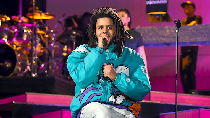 Rapper (and Noted Hooper!) J. Cole Takes in Hornets Practice