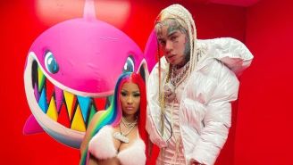 Tekashi 69 And Nicki Minaj Let Their Colorful Hair Fly On The New Single, ‘Trollz’