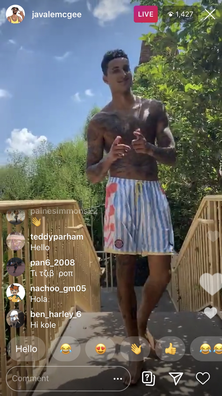 20 Photos of Kyle Kuzma's Shirtless Confidence (Instagram)