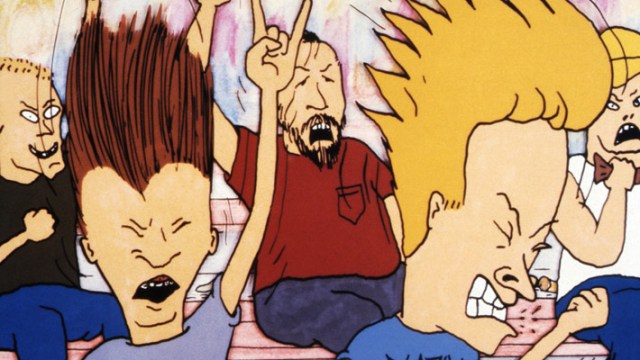 beavis et butthead headbang gif