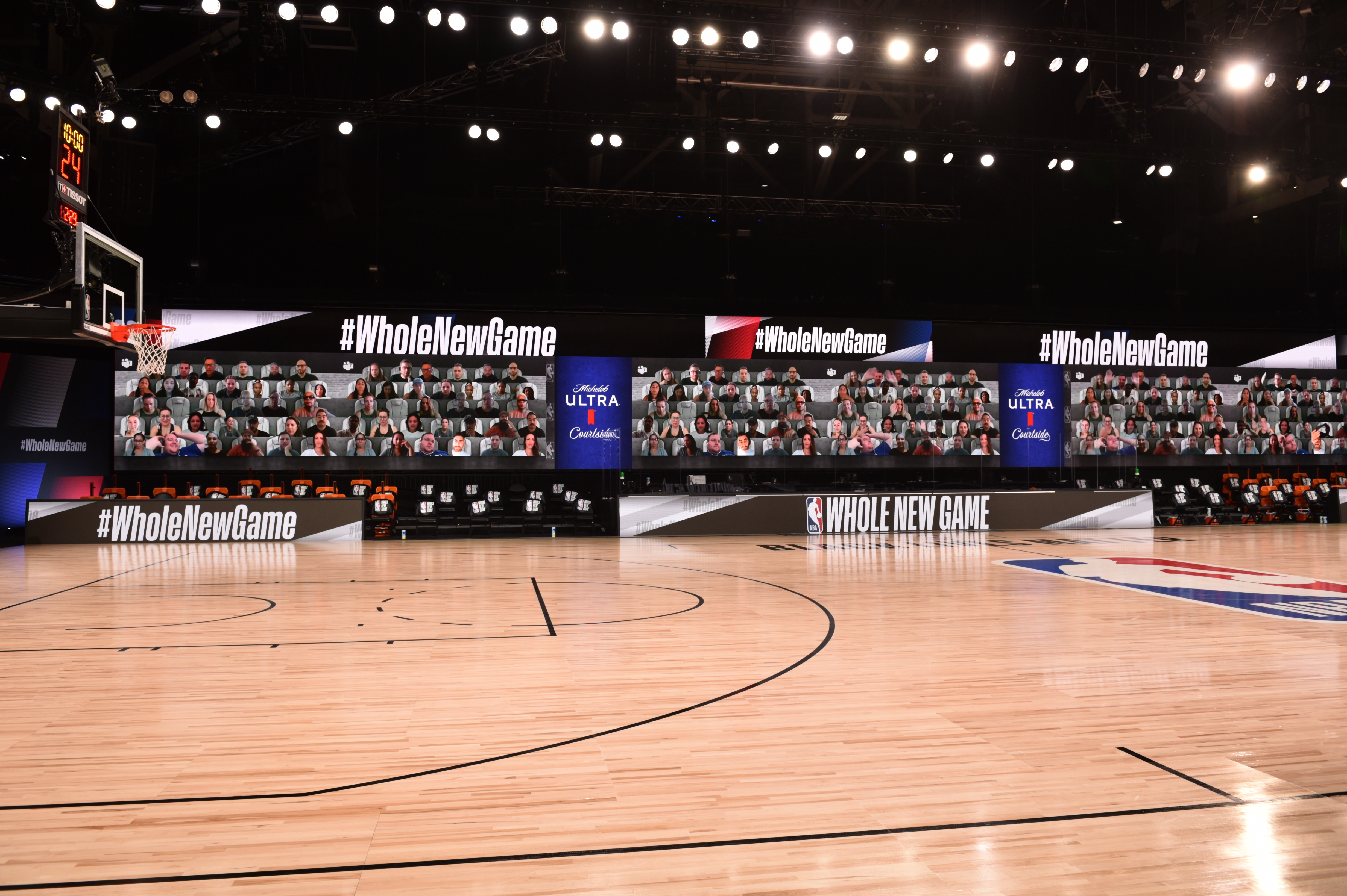 Fans Can Join NBA Broadcasts This Season On A Courtside Video Board