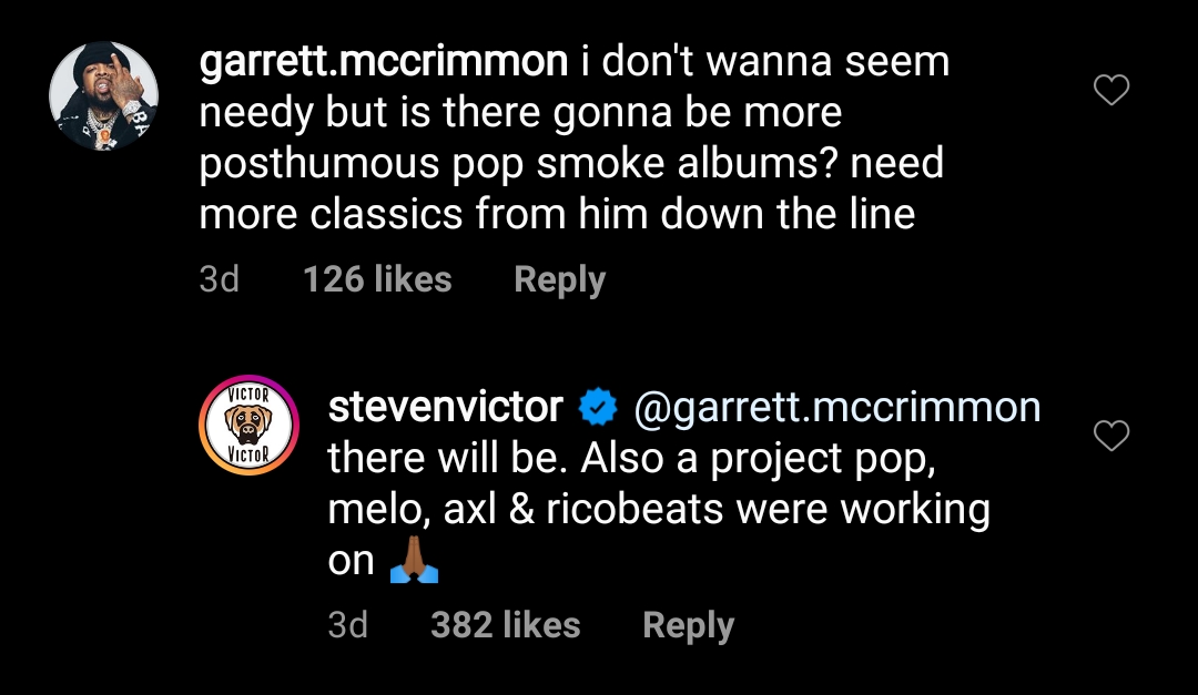 Rico Beats Confirms Pop Smoke Has No More Posthumous Music to Release