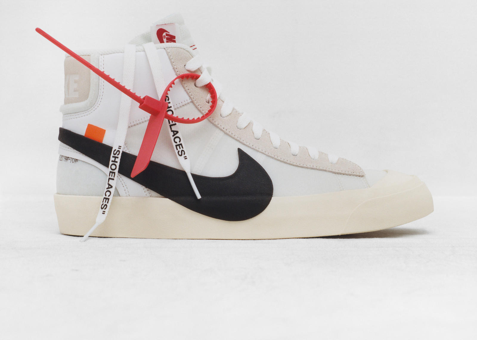 list of off white nike shoes