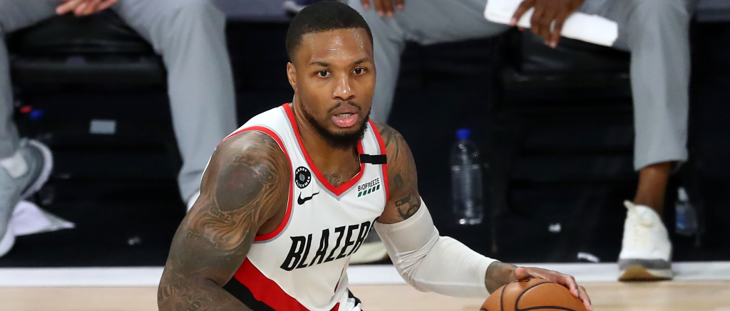 Damian lillard cheap alternate jersey