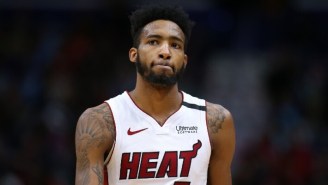 Derrick Jones Jr. Was Stretchered Off After An Apparent Neck Injury Against The Pacers