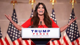 Please Enjoy This Video Of Kimberly Guilfoyle, Fiancée Of Don Jr., Peddling Gold And Silver Coins At CPAC
