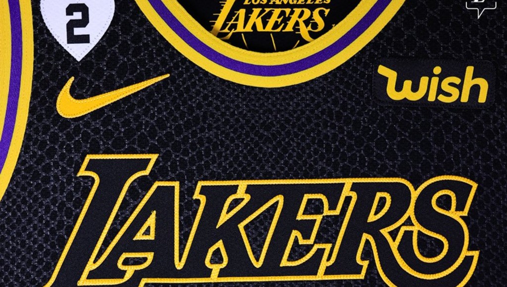 The Lakers Black Mamba Uniforms For Tonight Feature A Patch For Gigi
