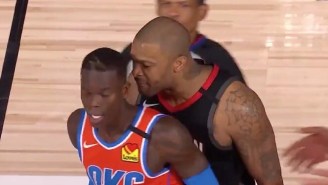 Dennis Schröder And P.J. Tucker Were Ejected From Game 5 For A Low Blow And Headbutt
